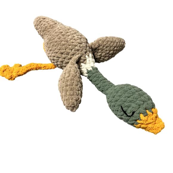 2/$25 Handmade Crochet Snoozing‎ Mallard - Picture 1 of 4